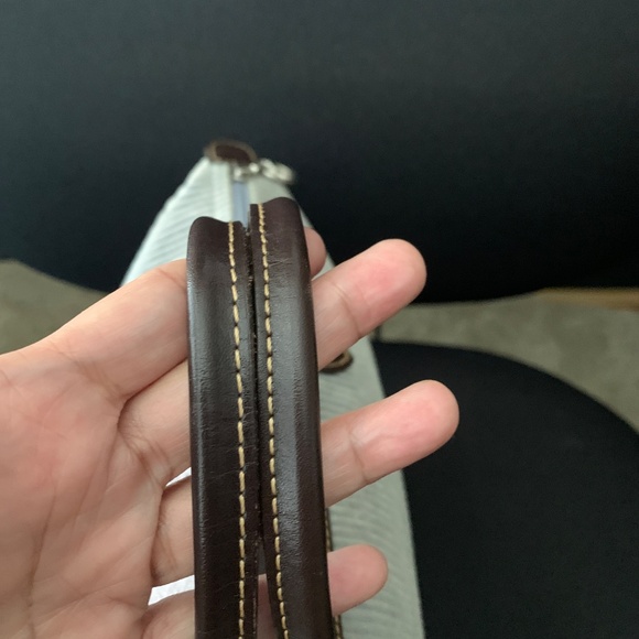 LongChamp Corduroy and Leather Handle Bag - Picture 3 of 14